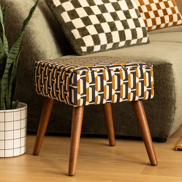 Σκαμπό (38x38x41) A-S Chiara Ochre 202266C