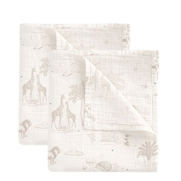 Μουσελίνες/Πάνες Αγκαλιάς (Σετ 2τμχ) Bimbidreams Noe