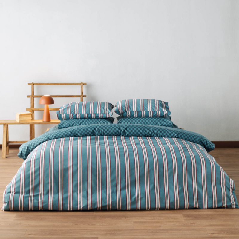 Παπλωματοθήκη King Size (Σετ 260x240) 2 Όψεων Kentia Versus Dama 33