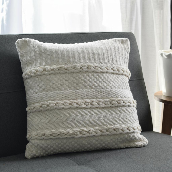 Διακοσμητικό Μαξιλάρι (45x45) S-F Balma White C1D697005