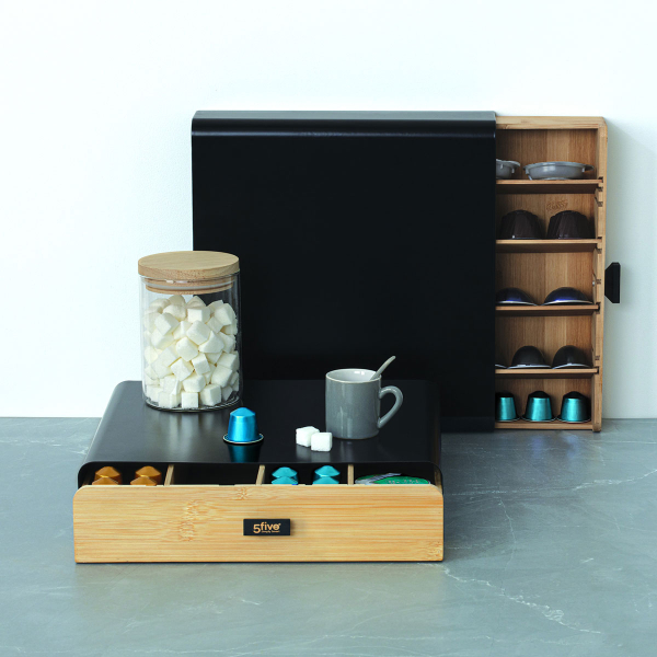 Θήκη Για Κάψουλες Καφέ F-V Drawer Caps Nera 179672