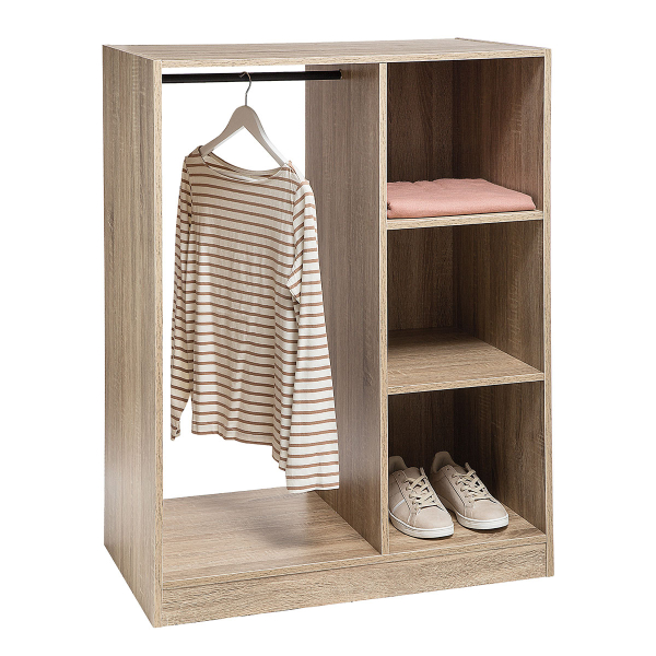 Κρεμάστρα Δαπέδου Με Ράφια (78x48x109) F-V Mix Nat 173683