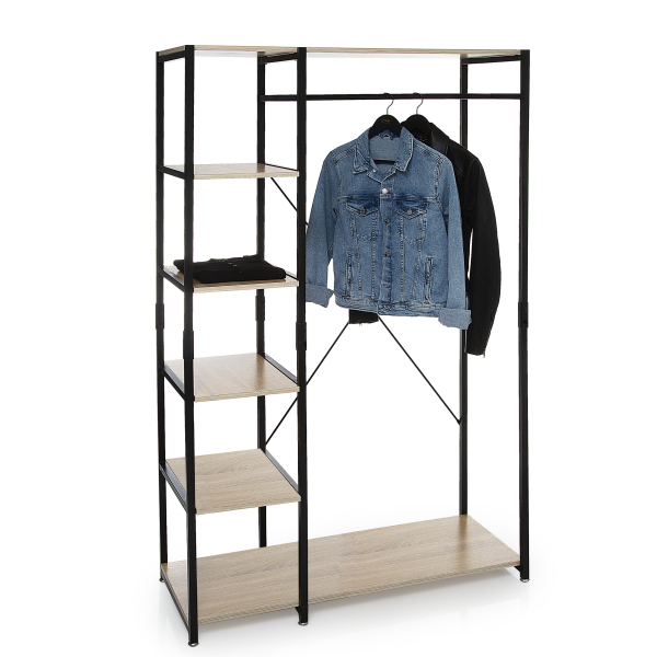 Κρεμάστρα Δαπέδου Με Ράφια (100x40x170) F-V Aliaj 181234