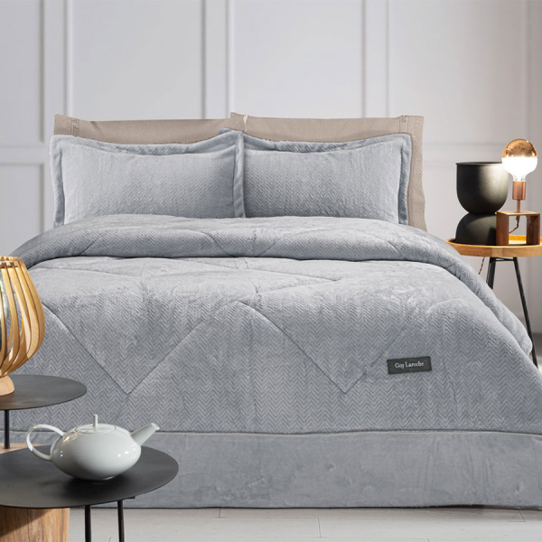 Κουβερτοπάπλωμα Υπέρδιπλο (220x240) Guy Laroche Moore Silver