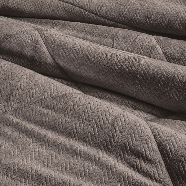 Κουβερτοπάπλωμα Υπέρδιπλο (220x240) Guy Laroche Moore Cocoa