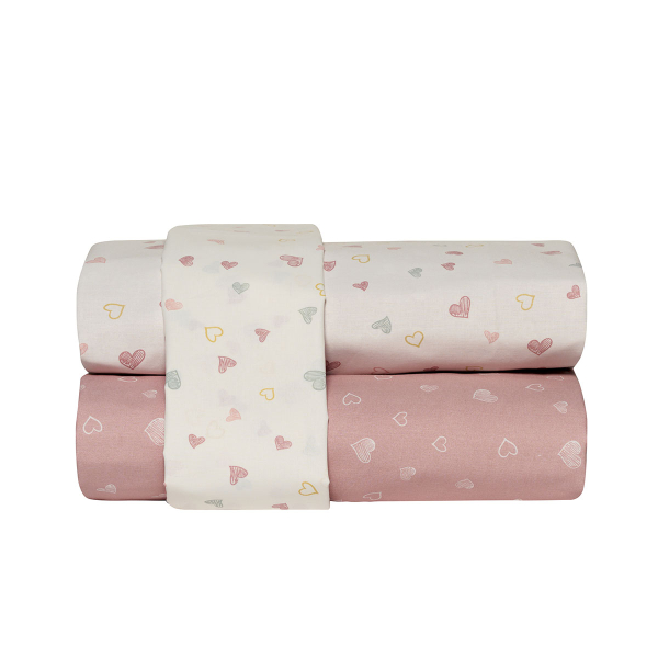 Σεντόνια Μονά (Σετ) Kentia Kids Marker 18 Pink