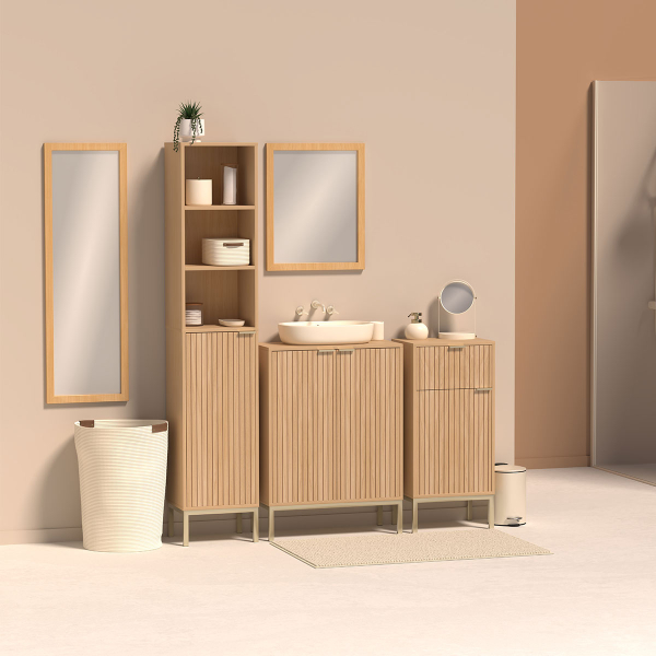 Στήλη Μπάνιου 3 Θέσεων Με Ντουλάπι (33x28x168) F-V Tasso 204913