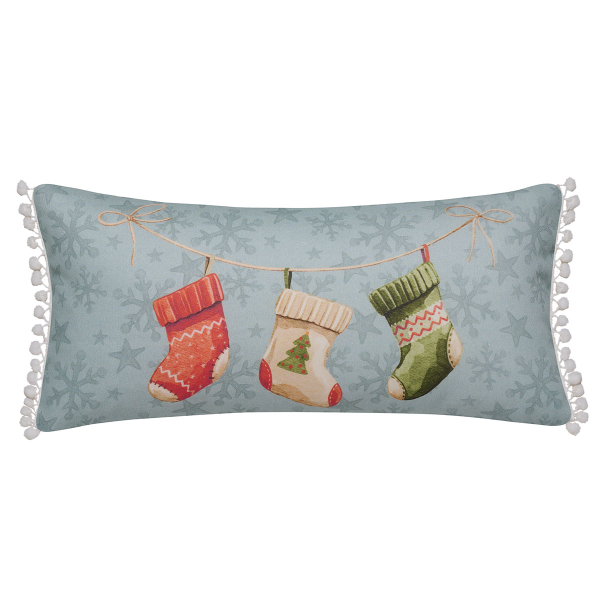 Χριστουγεννιάτικο Μαξιλάρι 2 Όψεων (30x60) Kentia Loft Snow 258