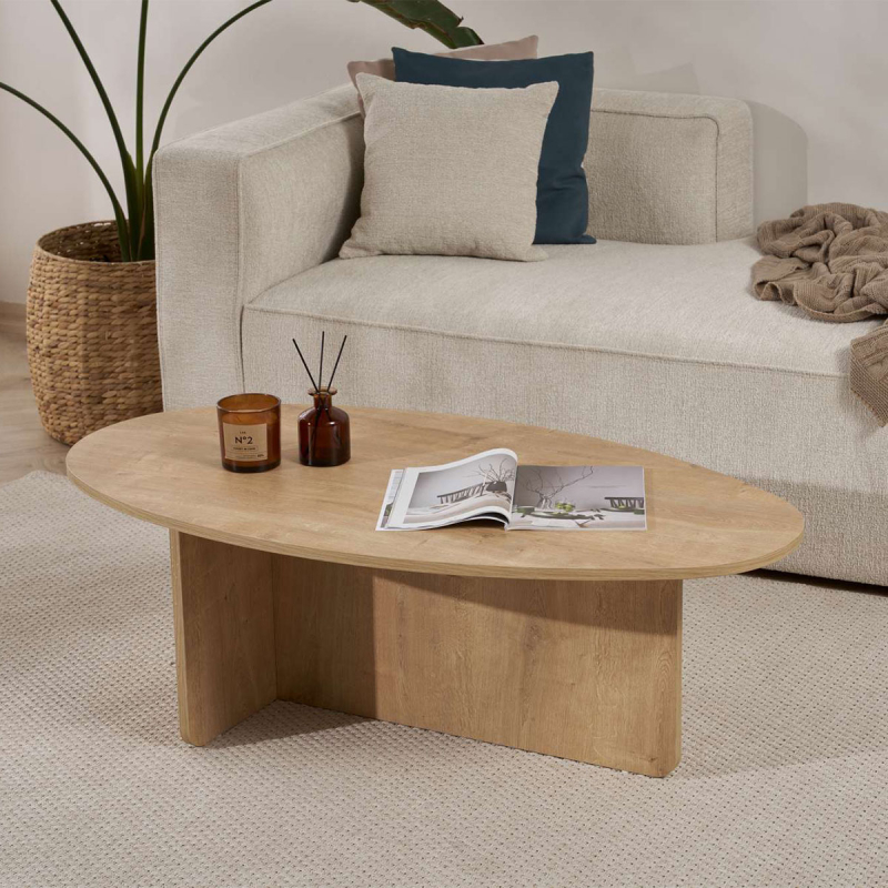 Τραπέζι Σαλονιού (120x65x40) A-G Orba 838NRD1103 Oak