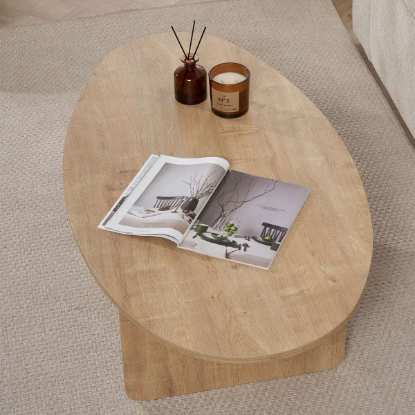 Τραπέζι Σαλονιού (120x65x40) A-G Orba 838NRD1103 Oak