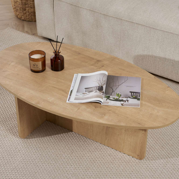 Τραπέζι Σαλονιού (120x65x40) A-G Orba 838NRD1103 Oak