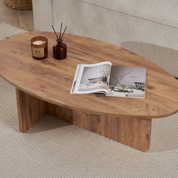 Τραπέζι Σαλονιού (120x65x40) A-G Orba 838NRD1104 Atlantic Pine