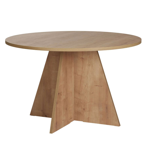 Τραπέζι Τραπεζαρίας (Φ120x75) A-G Virella 746NRD1107 Sapphire Oak