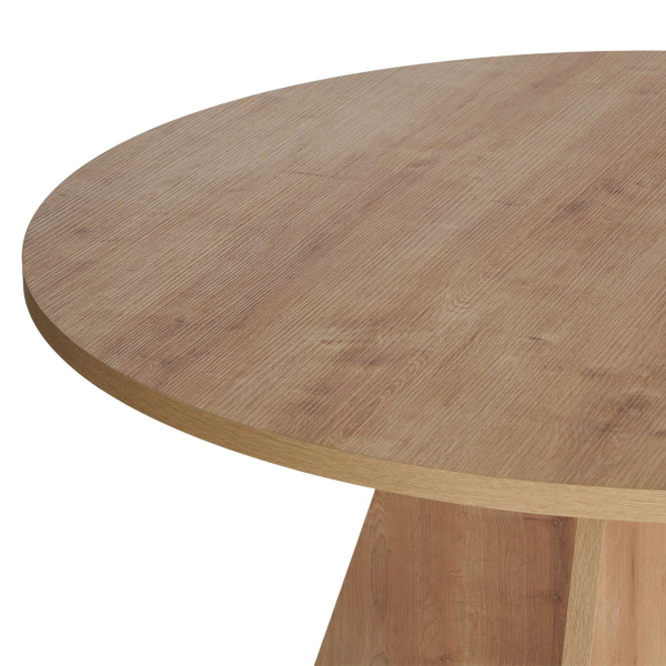 Τραπέζι Τραπεζαρίας (Φ120x75) A-G Virella 746NRD1107 Sapphire Oak