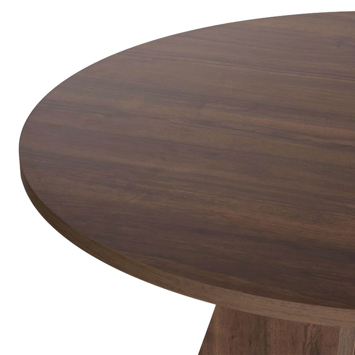 Τραπέζι Τραπεζαρίας (Φ120x75) A-G Virella 746NRD1109 Walnut φωτογραφία