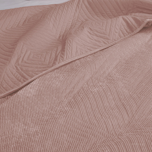 Κουβερλί Βελουτέ Υπέρδιπλο (220x240) Κοτλέ Palamaiki Dizza