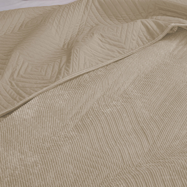 Κουβερλί Βελουτέ Υπέρδιπλο (220x240) Κοτλέ Palamaiki Dizza