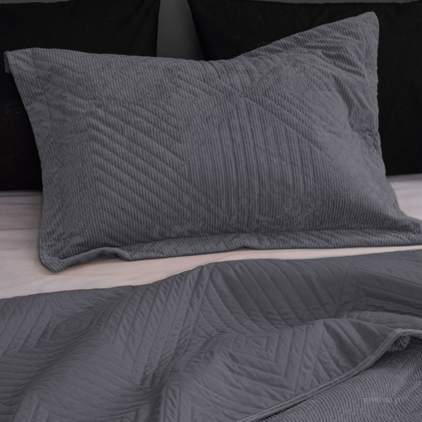 Ζεύγος Μαξιλαροθήκες (50x70) Κοτλέ Palamaiki Dizza