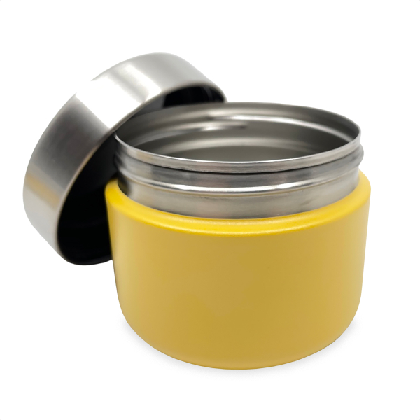 Βρεφικό Θερμός Φαγητού 420ml (Φ7.5x9.5) Smikkels Κίτρινο 63-10026