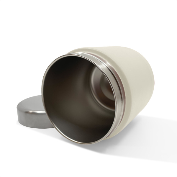 Βρεφικό Θερμός Φαγητού 350ml (Φ11x9.5) Smikkels Λευκό 63-10044