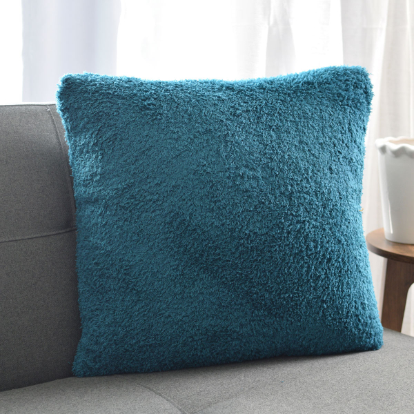 Διακοσμητική Μαξιλαροθήκη Fleece (40x40) S-F Montreal Petrole C0C681006H