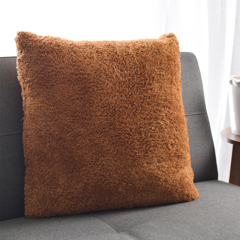 Διακοσμητική Μαξιλαροθήκη Fleece (40x40) S-F Montreal Camel C0C681005H