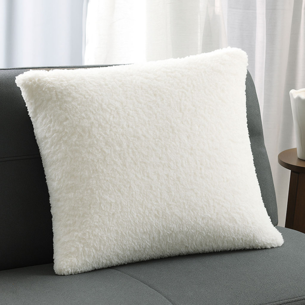 Διακοσμητική Μαξιλαροθήκη Fleece (40x40) S-F Montreal Ecru C0C681001H