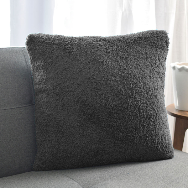 Διακοσμητική Μαξιλαροθήκη Fleece (40x40) S-F Montreal Anthracite C0C681003H