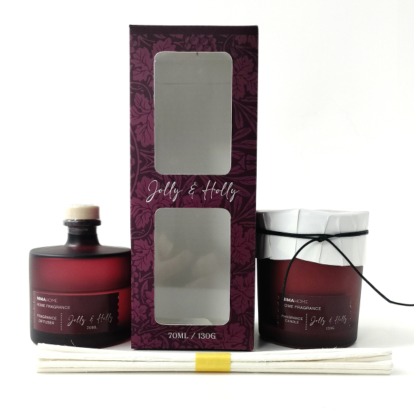 Σετ Αρωματικών Χώρου 2τμχ Nima Aroma Holly & Jolly