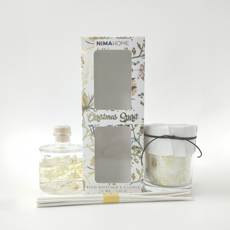Σετ Αρωματικών Χώρου 2τμχ Nima Aroma Christmas Spirit