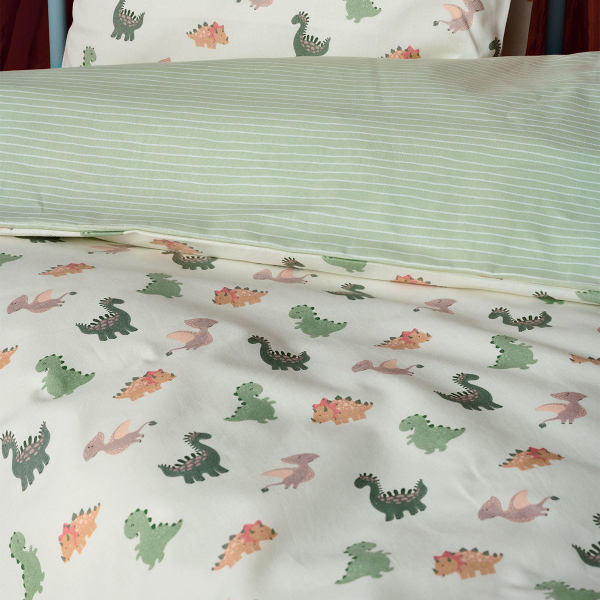 Πάπλωμα Κούνιας (100x140) 2 Όψεων Kentia Baby Saurus