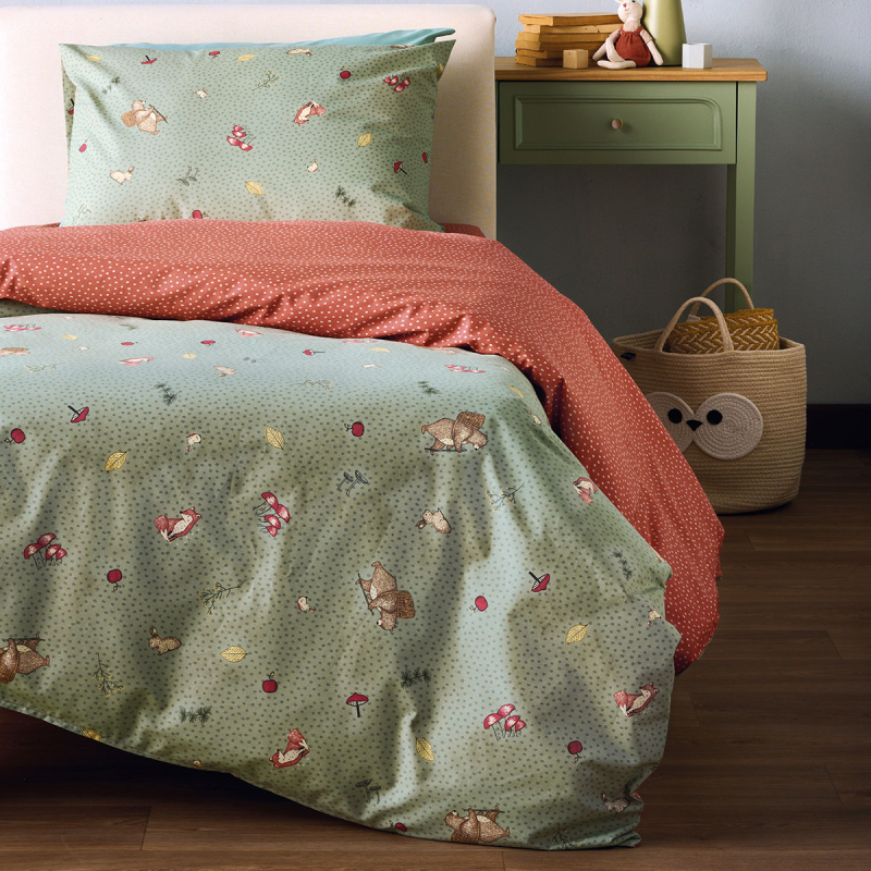 Παπλωματοθήκη Μονή (Σετ 165x245) 2 Όψεων Kentia Kids Picky