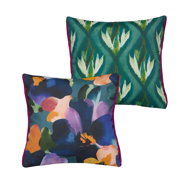 Διακοσμητικές Μαξιλαροθήκες 2 Όψεων (Σετ 2τμχ) Kentia Loft Fancy W25 04