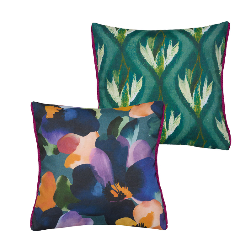 Διακοσμητικές Μαξιλαροθήκες 2 Όψεων (Σετ 2τμχ) Kentia Loft Fancy W25 04