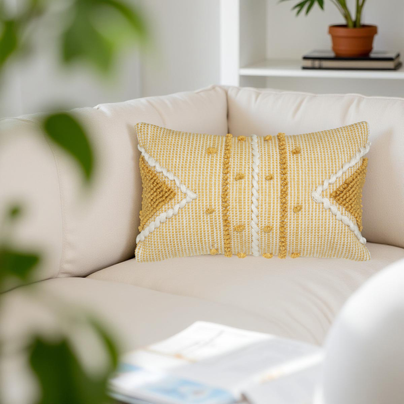 Διακοσμητικό Μαξιλάρι (30x50) A-S Row Ochre 181025R