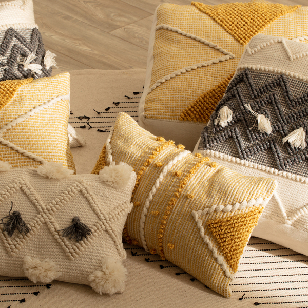 Διακοσμητικό Μαξιλάρι (30x50) A-S Row Ochre 181025R