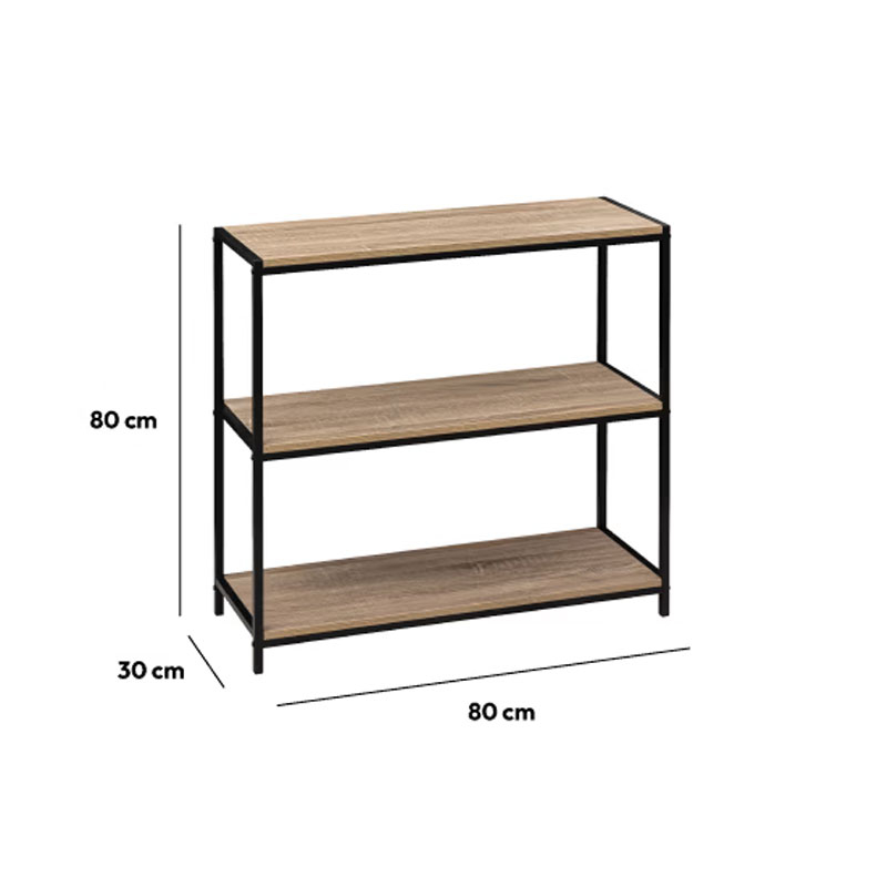 Ραφιέρα Δαπέδου 3 Θέσεων (80X30X80) F-V Aliaj 193524 Home Έπιπλα Βιβλιοθήκες - Ραφιέρες Spitishop