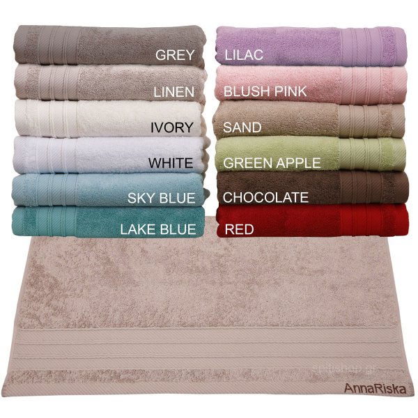 Πετσέτες Χεριών (Σετ 3τμχ) Anna Riska Soft 600gsm