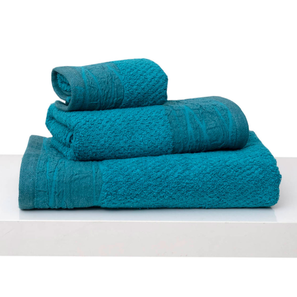 Πετσέτα Χεριών (30x50) Anna Riska Nefeli Lake Blue 600gsm