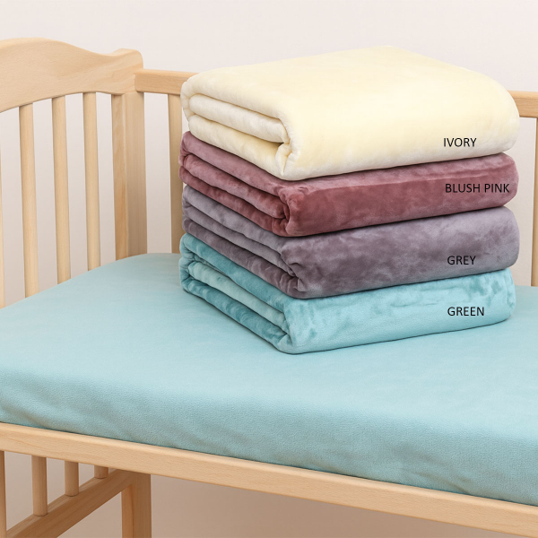 Κουβέρτα Βελουτέ Αγκαλιάς (80x110) Anna Riska Velour Bebe