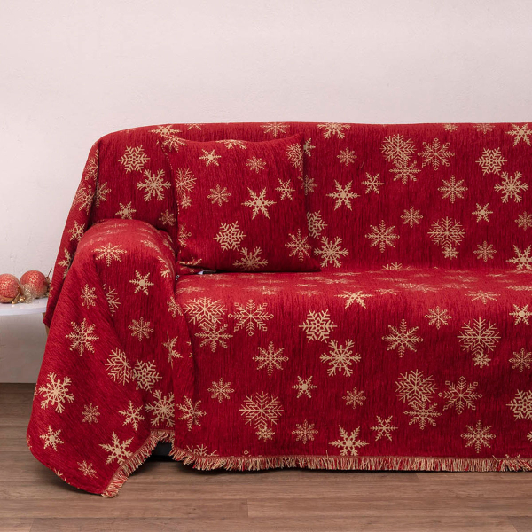 Ριχτάρι Τριθέσιου 2 Όψεων (180x280) Anna Riska 1454 Red