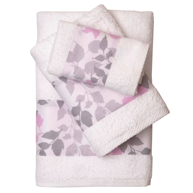 Πετσέτες Μπάνιου (Σετ 3τμχ) Anna Riska 5008 Grey 500gsm