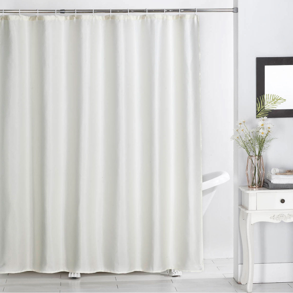 Κουρτίνα Μπάνιου (180x180) Με Κρίκους Anna Riska Des 512 Ivory