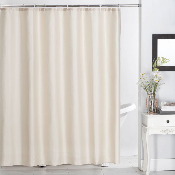 Κουρτίνα Μπάνιου (180x180) Με Κρίκους Anna Riska Des 512 Beige