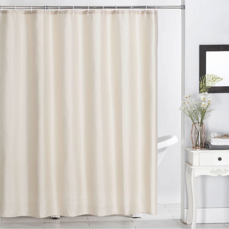 Κουρτίνα Μπάνιου (180x180) Με Κρίκους Anna Riska Des 512 Beige