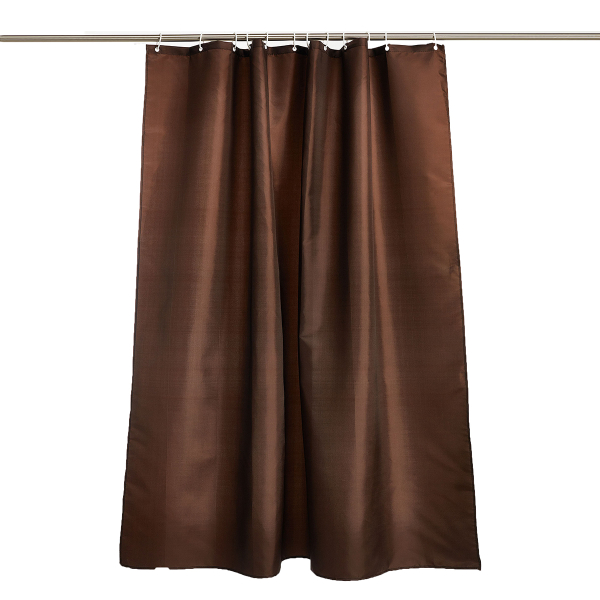 Κουρτίνα Μπάνιου (180x200) Με Κρίκους Whitegg KM3/1 Brown