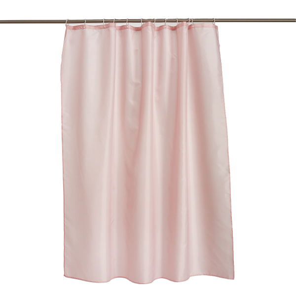 Κουρτίνα Μπάνιου (180x200) Με Κρίκους Whitegg KM3/3 Pink