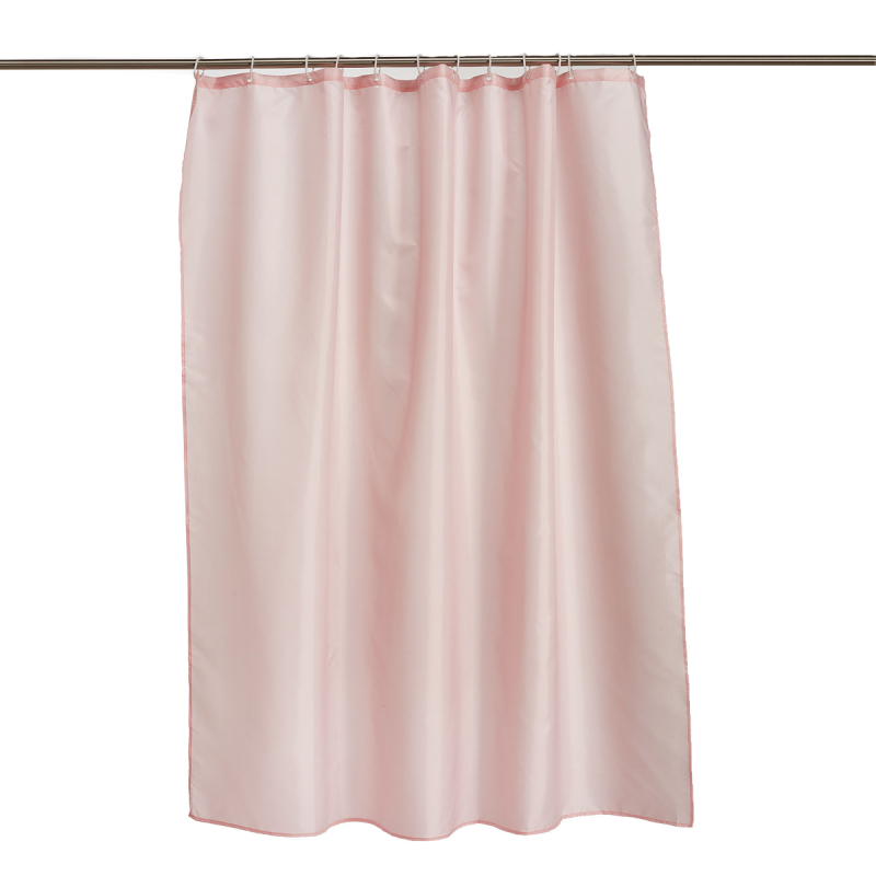 Κουρτίνα Μπάνιου (180x200) Με Κρίκους Whitegg KM3/3 Pink