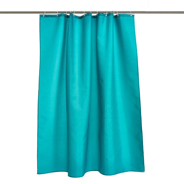 Κουρτίνα Μπάνιου (180x200) Με Κρίκους Whitegg KM3/4 Petrol