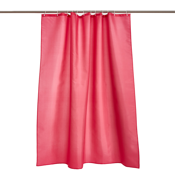 Κουρτίνα Μπάνιου (180x200) Με Κρίκους Whitegg KM3/5 Coral